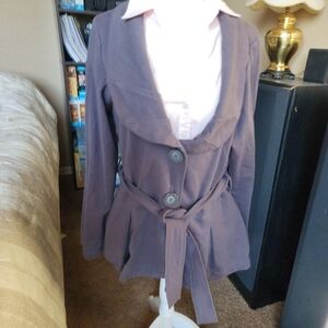 Darker gray coat two buttons Nick and mo size large coat